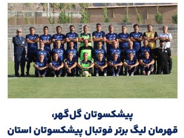 گل‌گهر قهرمان لیگ برتر فوتبال پیشکسوتان استان 