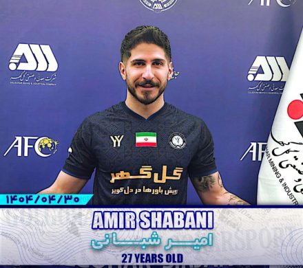 امیر شبانی، مدافع میانی فصل گذشته شمس‌آذر قزوین با قراردادی دوساله به گل‌گهر پیوست