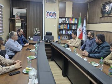 جلسه سرپرست دانشکده علوم پزشکی با رئیس اداره بهداشت و درمان نیروی دریایی ارتش برگزار شد