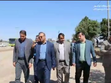 بهسازی و آسفالت مسیر پیاده‌روی جاماندگان اربعین