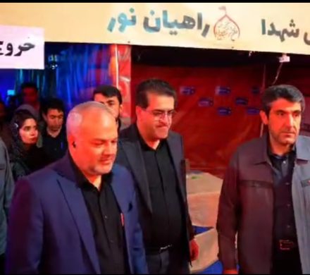 بازدید مدیرعامل شرکت معدنی و صنعتی گهرزمین از سوگواره تجسمی و کوچه های بنی هاشم