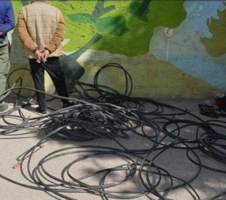 انهدام باند ۴ نفره سارقان کابل‌های برق و موتور کولر در سیرجان