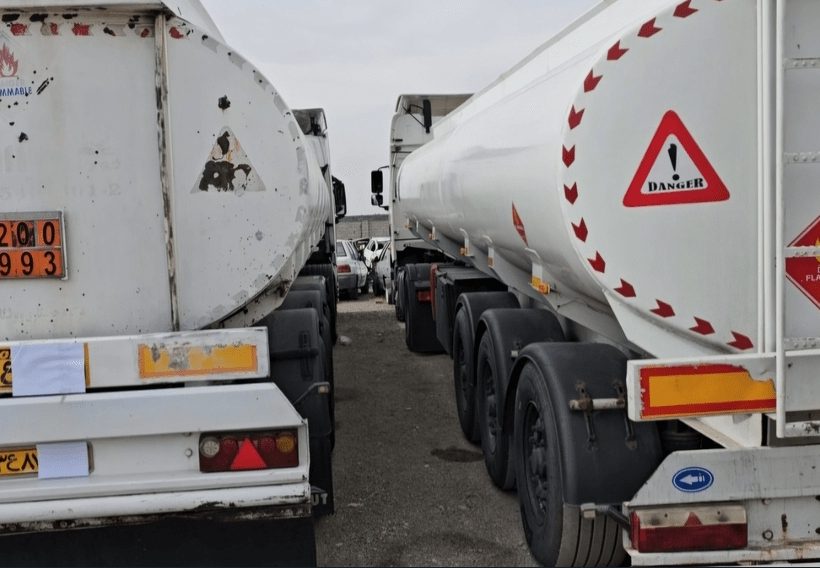 کشف ۶۰ هزار لیتر گازوئیل قاچاق از کامیون عبوری در سیرجان