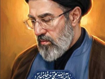 بیعت کارکنان فهیم شرکت توسعه آهن و فولاد گل گهر با حضرت آیت الله سید مجتبی خامنه ای